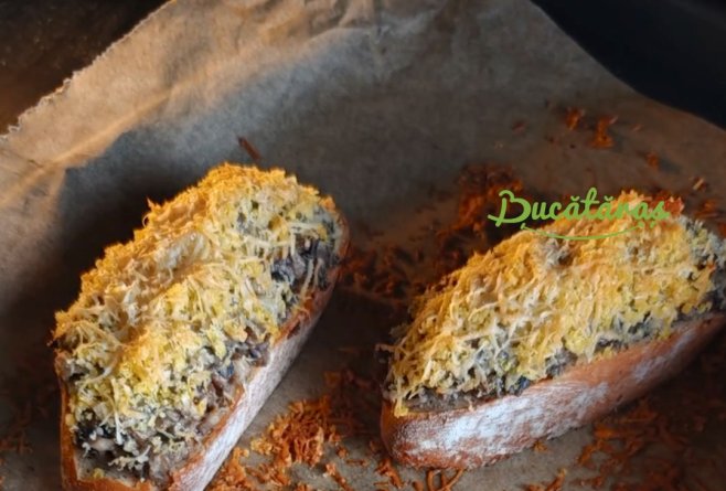 Crostini cu ciuperci - Gustarea crocantă plină de savoare
