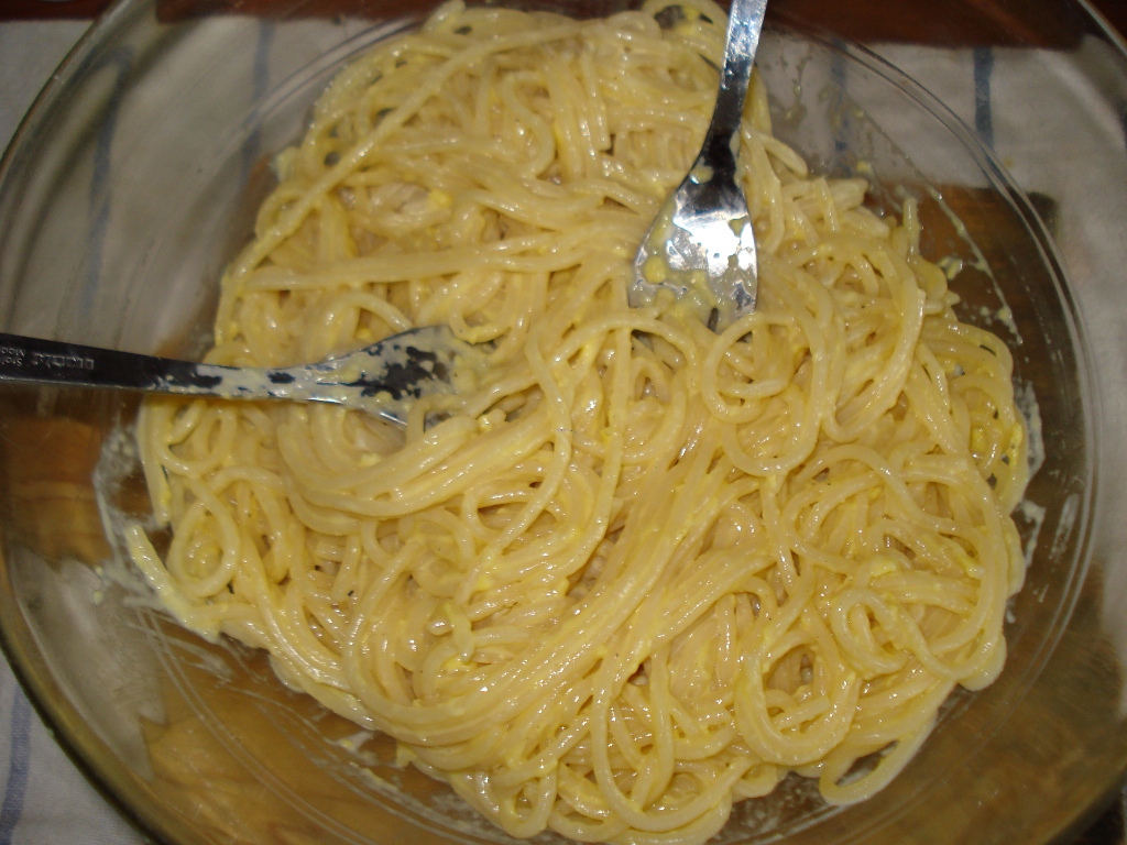 Paste carbonara a la Adasev