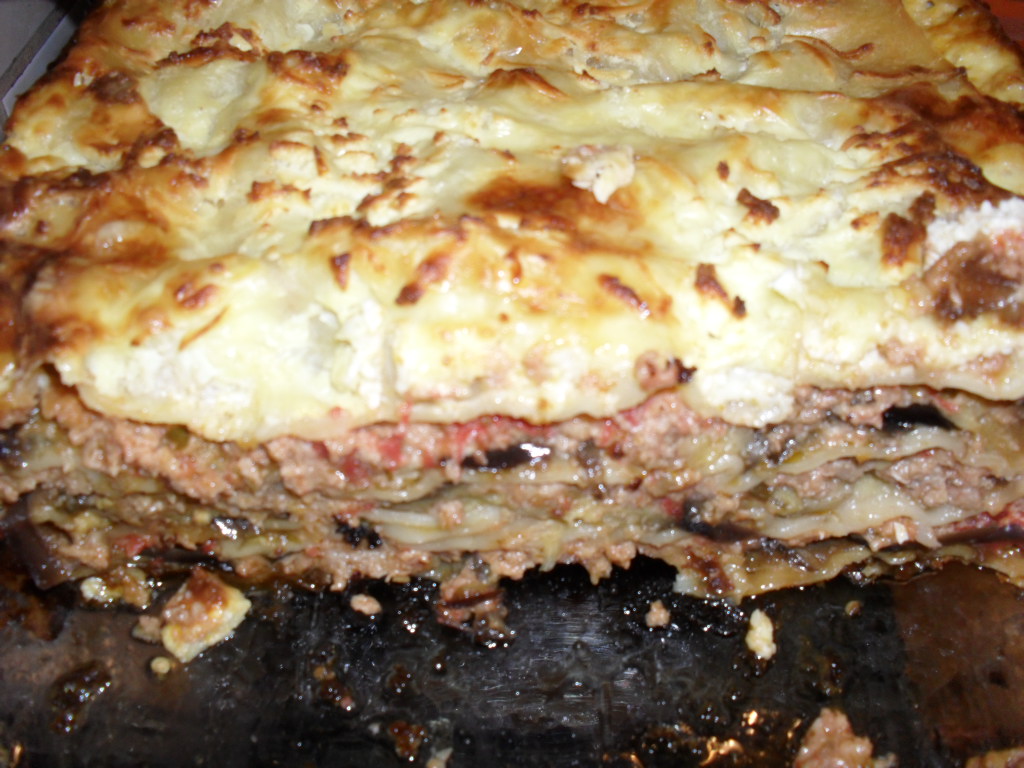 Lasagna cu vinete