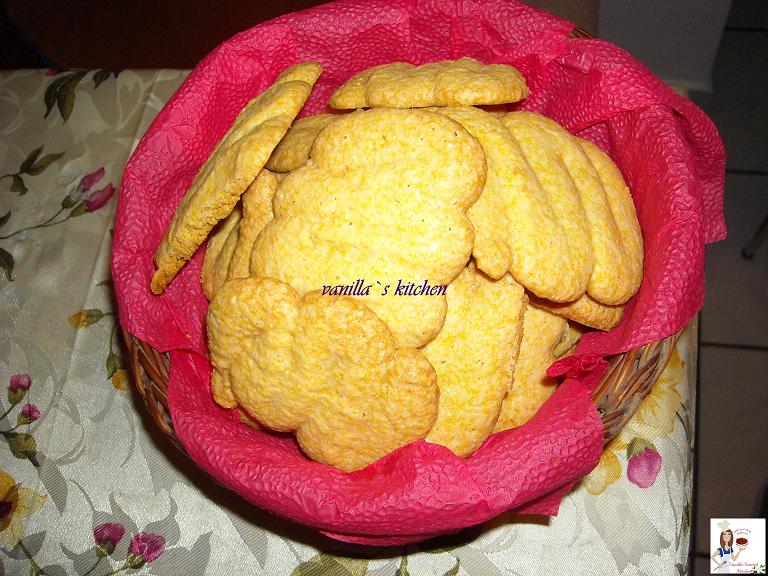 Polenta Peanbutter  Cookies