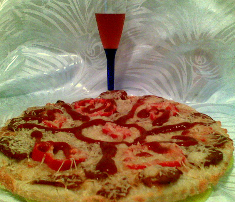 Pizza cu cascaval de oaie