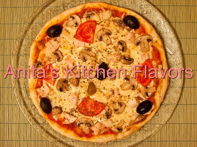 Pizza con pollo