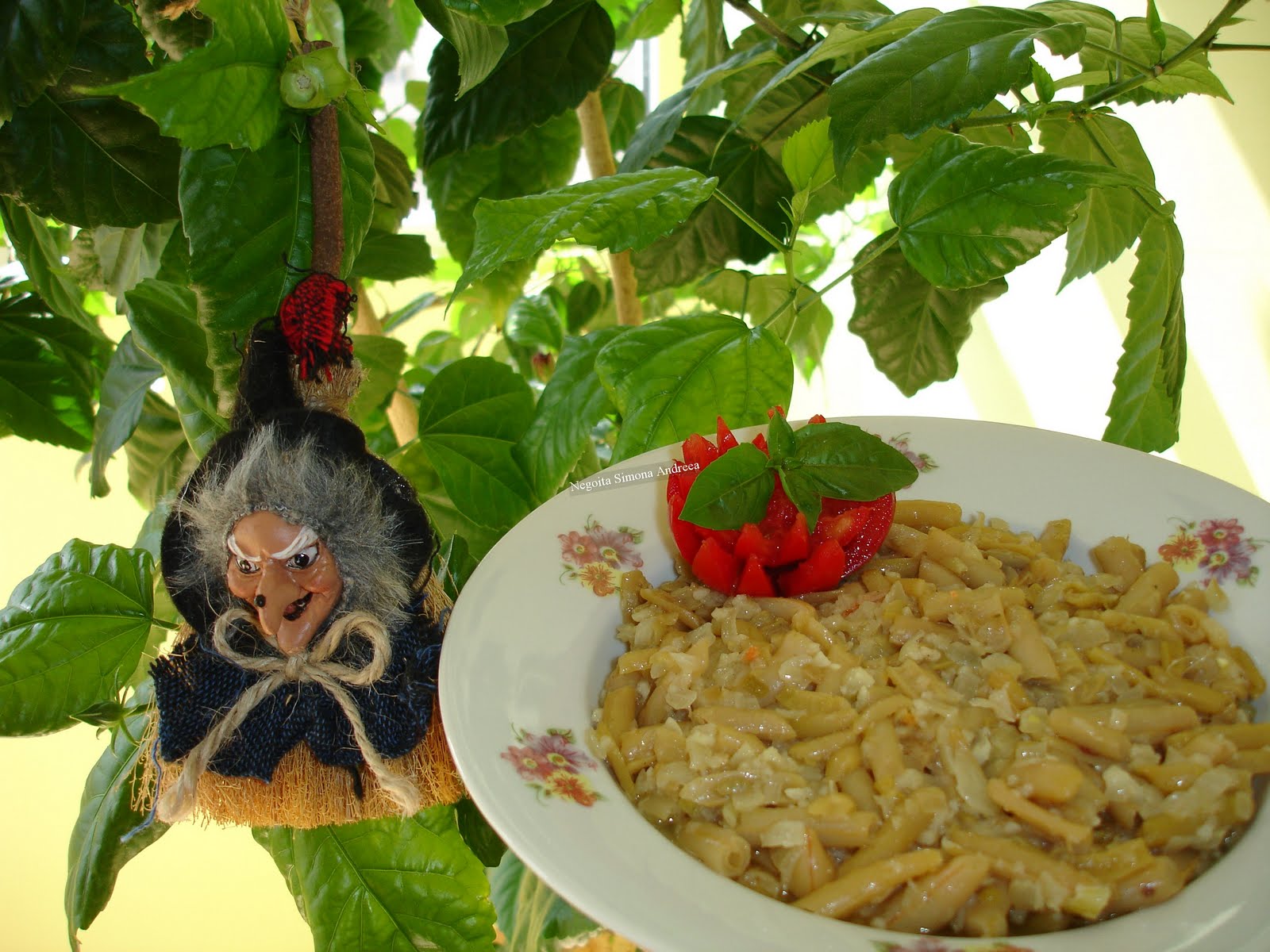 Salata de fasole galbena cu usturoi