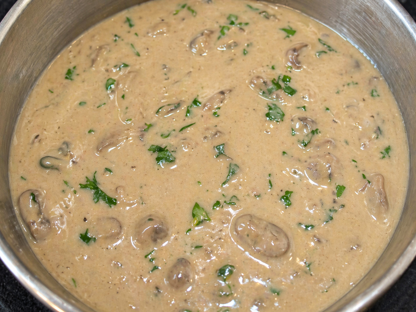 Champignonsoße(sos de Champignon)