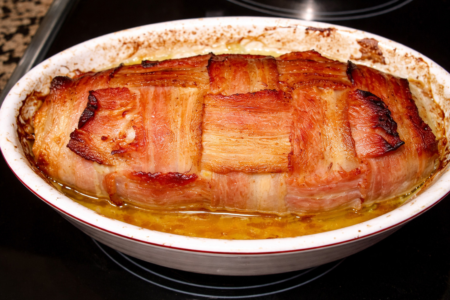 Drob de pui in bacon