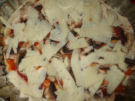 Pizza cu ciuperci