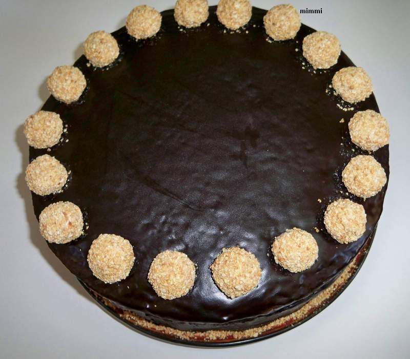 Tort cu crema ganache