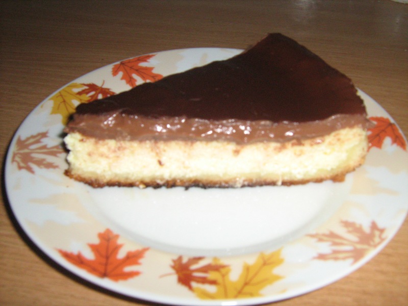 Cheesecake cremos cu ciocolata