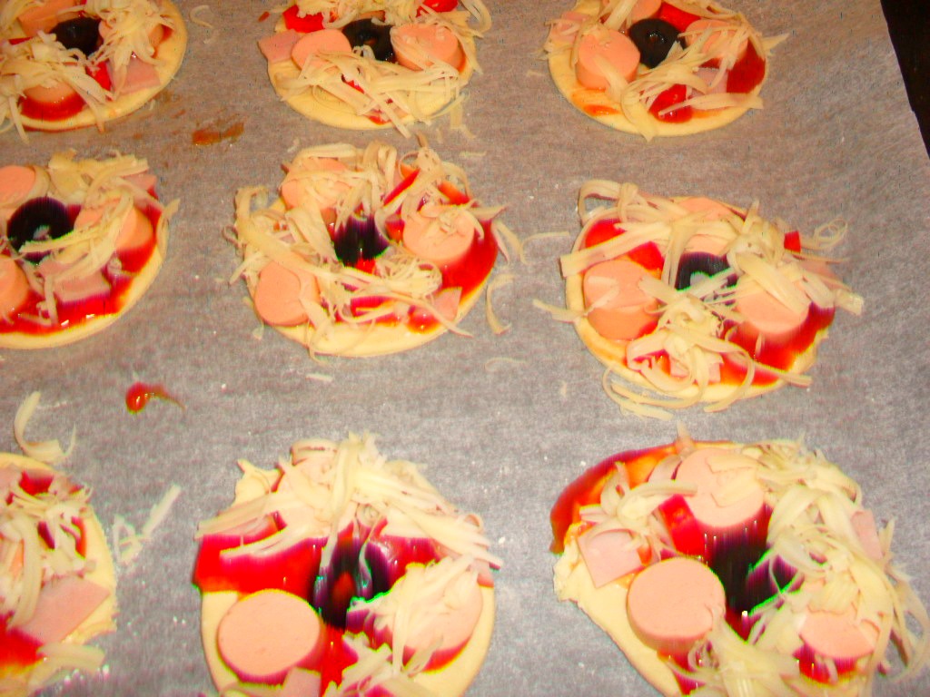 Mini-pizza in foietaj