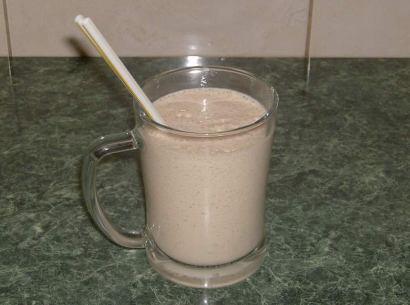 Milkshake de portocale si kiwi