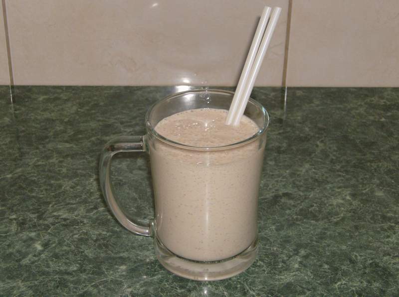 Milkshake de portocale si kiwi