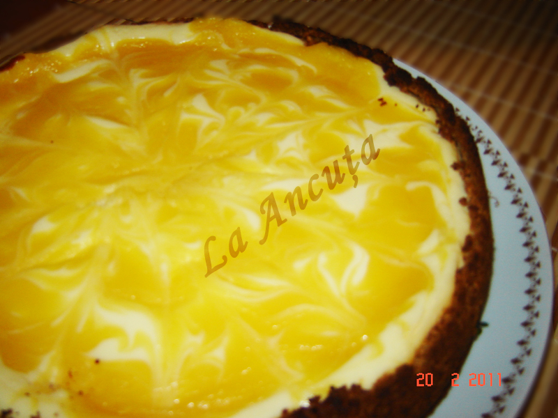 Cheesecake cu lemon curd