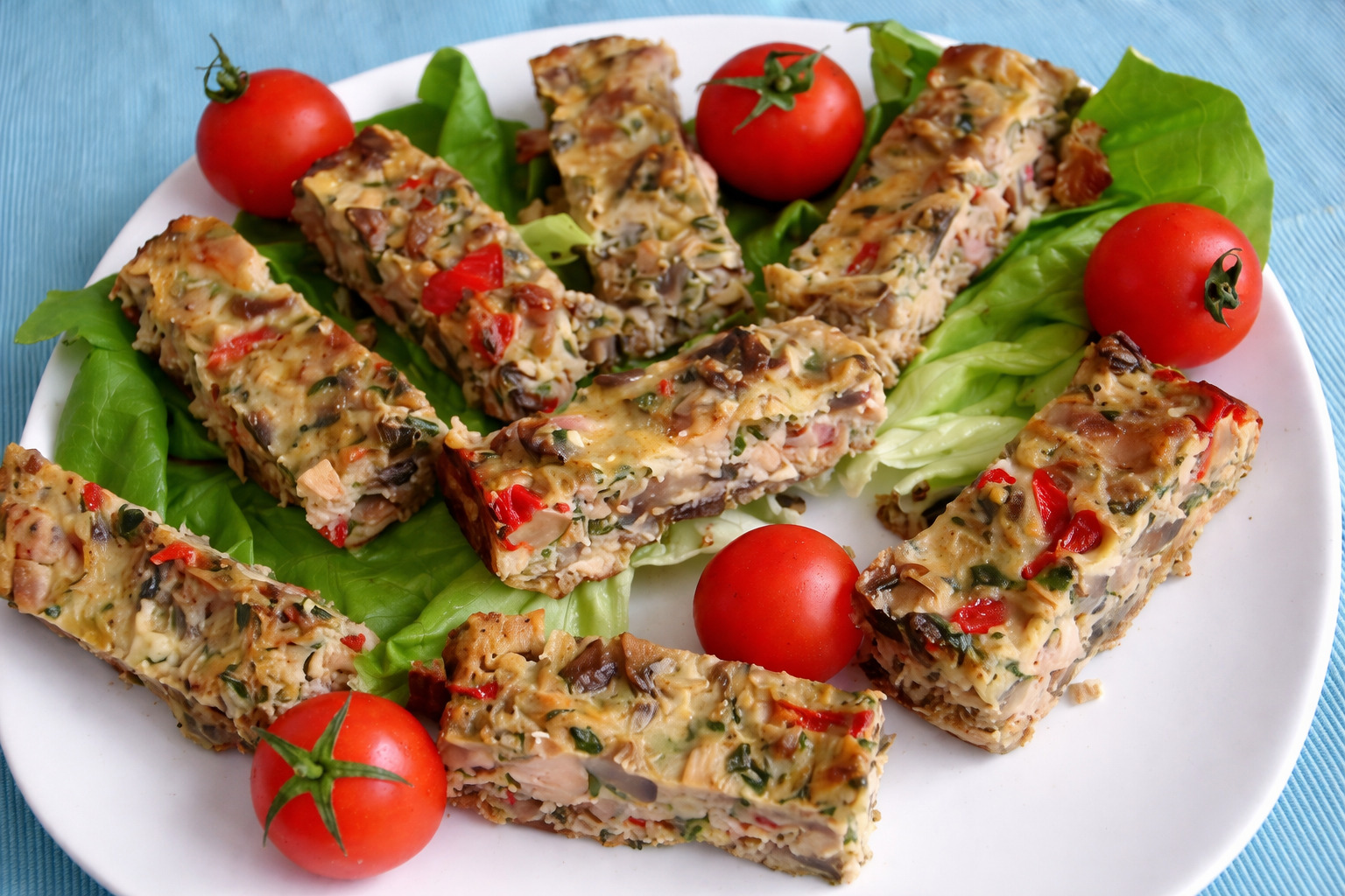 Drob din piept de pui si ciuperci