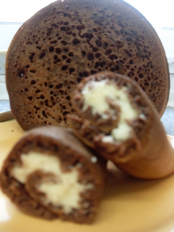 Clatite pufoase reteta cu cacao