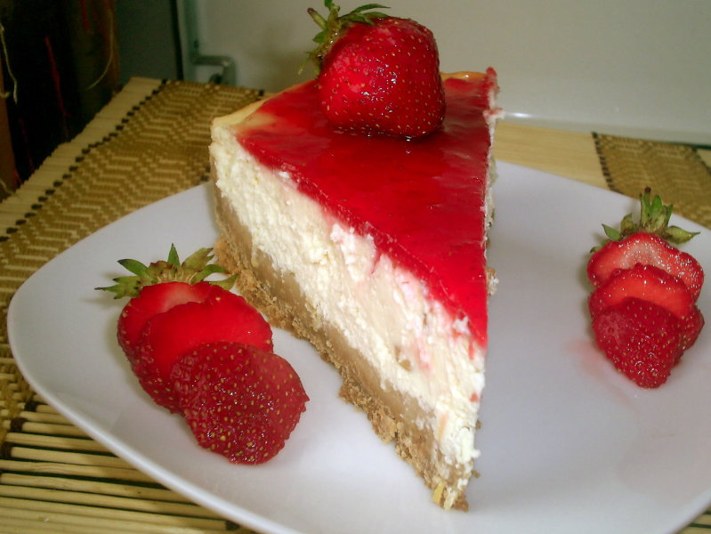 Cheesecake cu capsuni