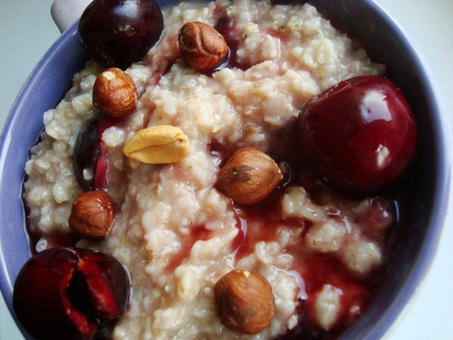 Mic-dejun englezesc (Porridge) ciresat