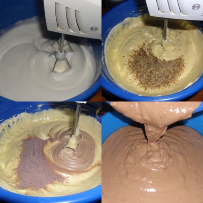 Tort cu spuma de vanilie si crema ganache