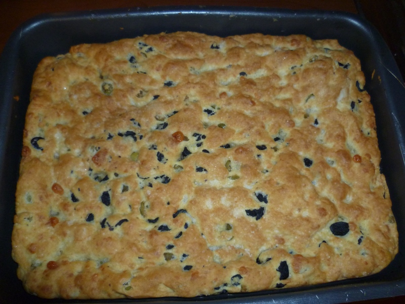 Focaccia cu masline