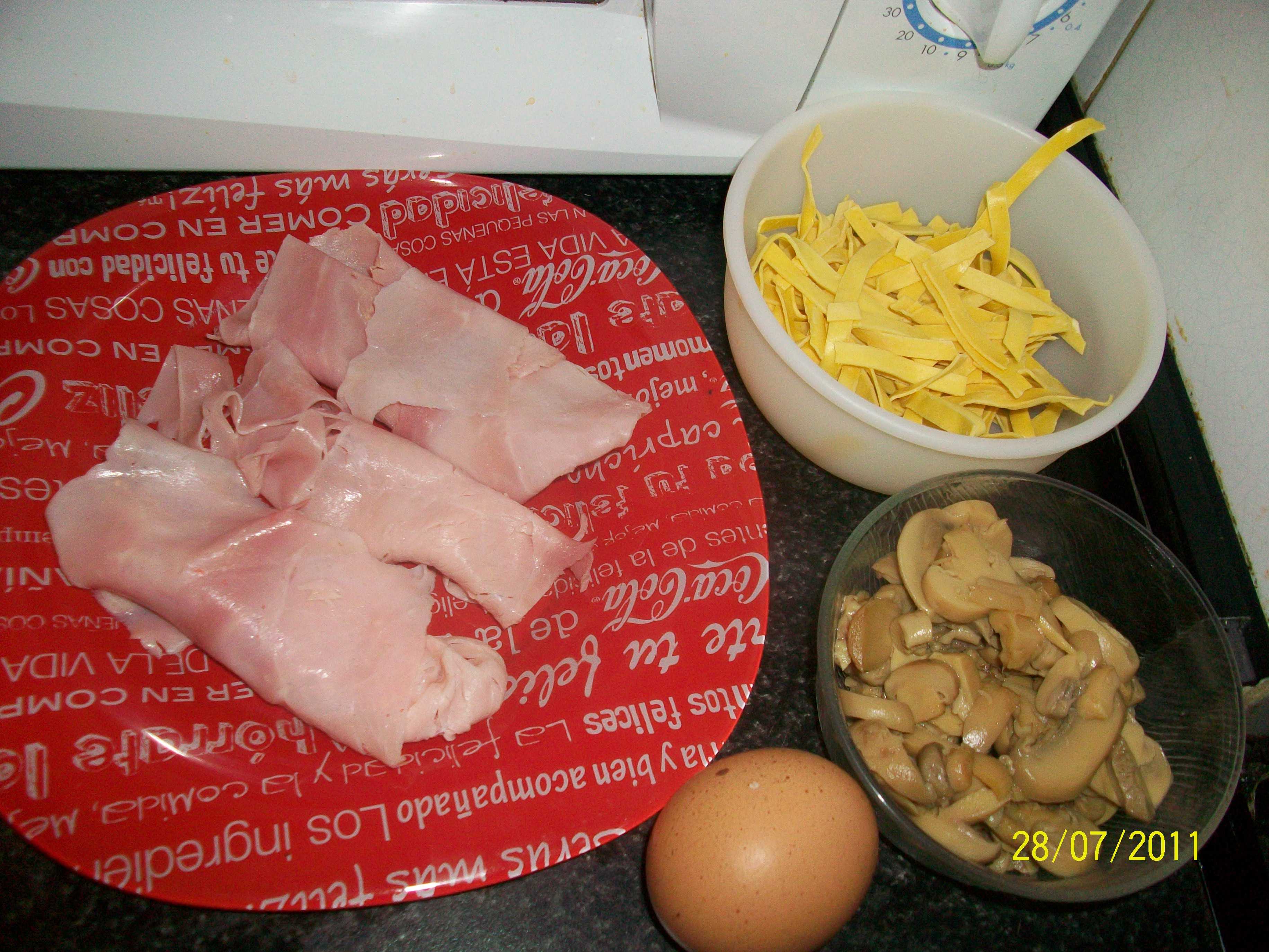 Pasta Carbonara (reteta dietetica)