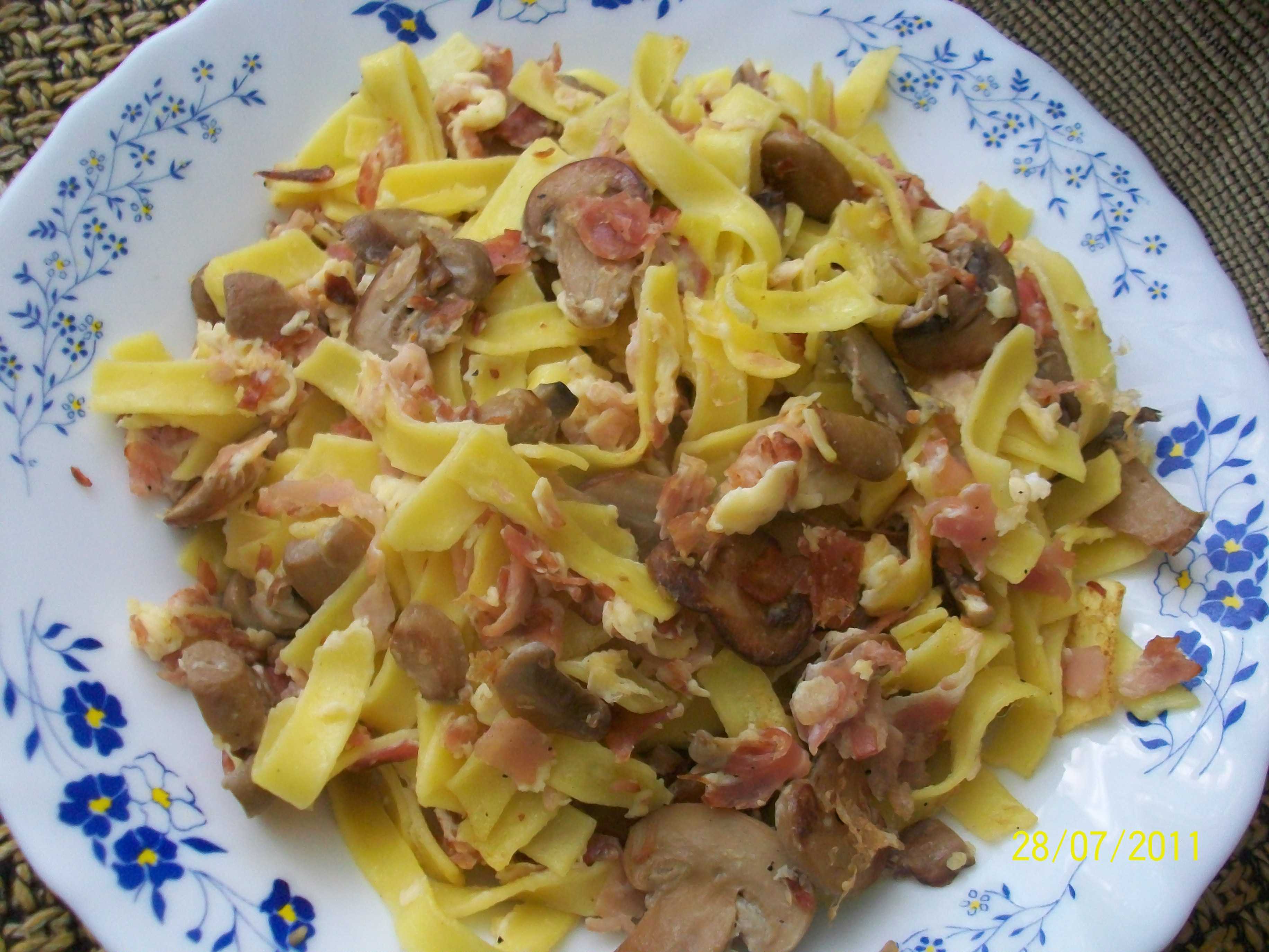 Pasta Carbonara (reteta dietetica)