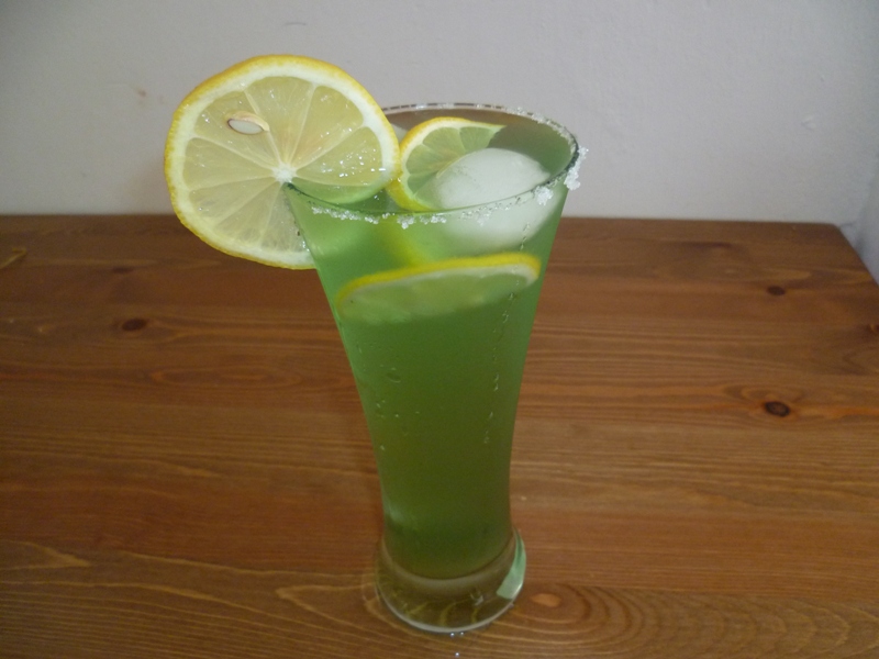 Green ice tea