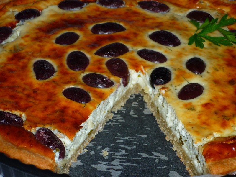 Tarta mediteraneeana cu branza