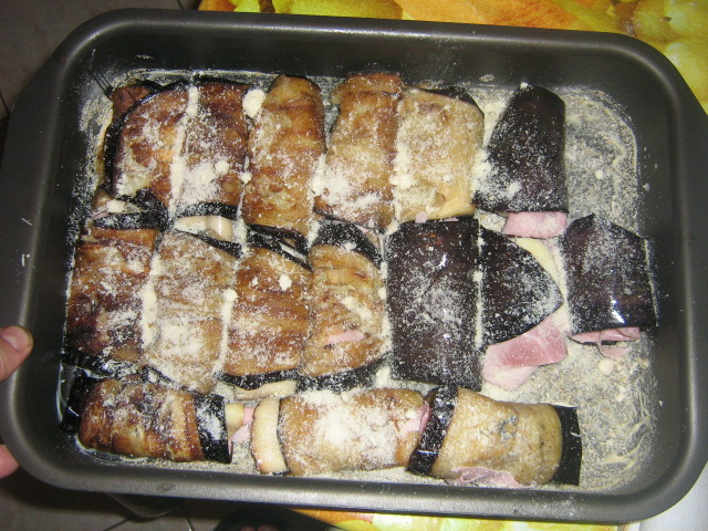 Rulouri de vinete ( involtini di melanze )