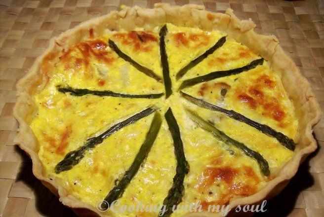 Quiche cu sparanghel