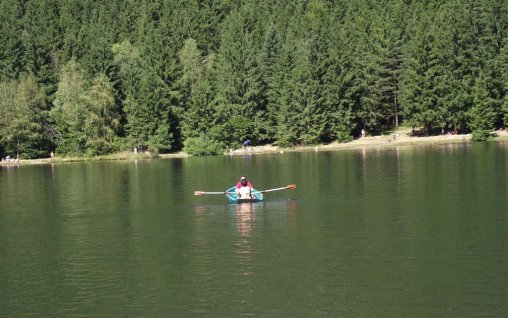 Peisaj mirific la Lacul Sfânta Ana