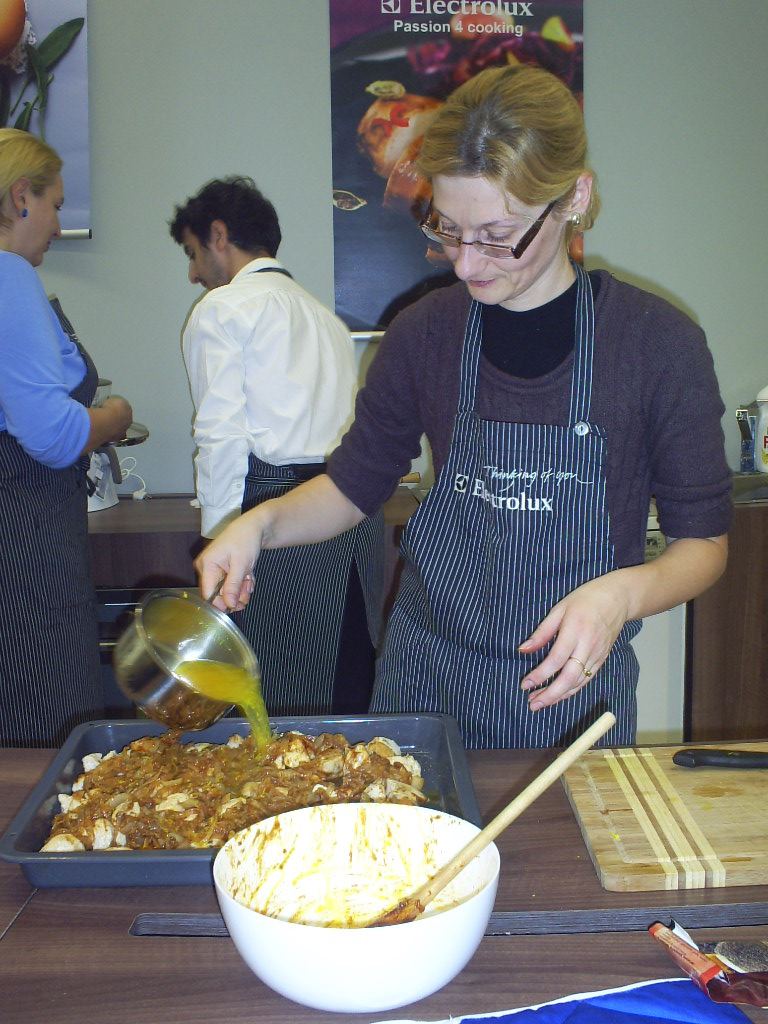 Gatind cu Brindusa (Cooking Session Electrolux la Flanco, Unirea Shopping Center)