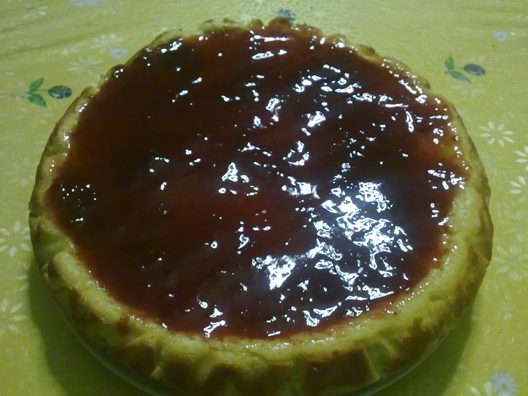 Tarta cu dulceata de zmeura