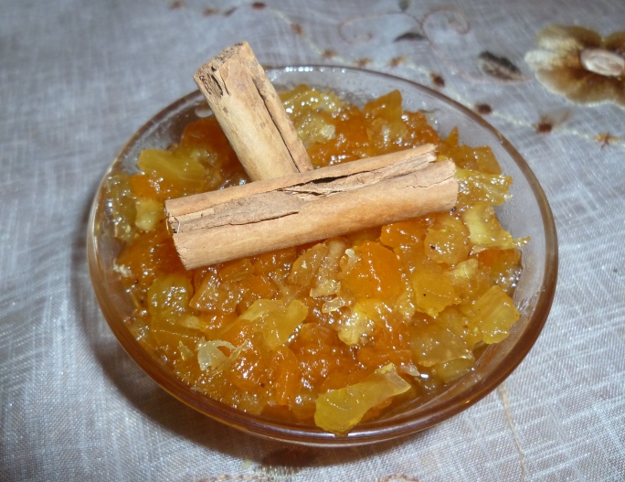 Dulceata de pepene galben, ananas si mar