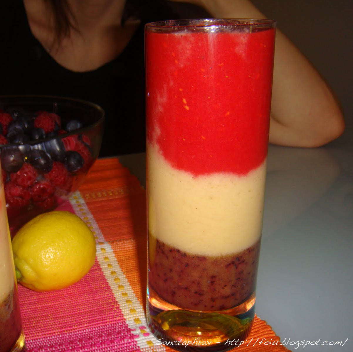 Smoothie tricolor