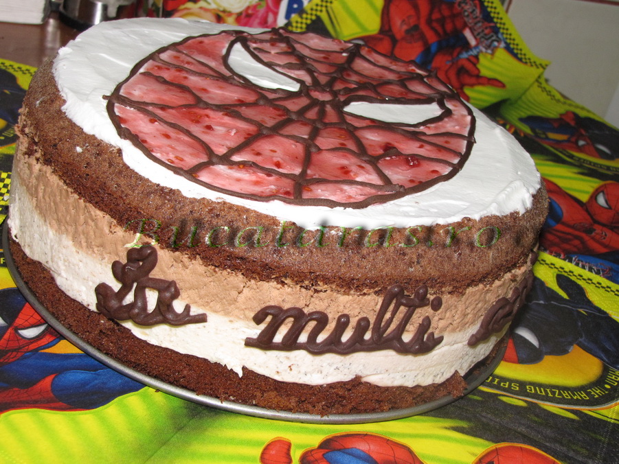 La multi ani, Vladut de 7 anisori!--- TORT SPIDERMAN---