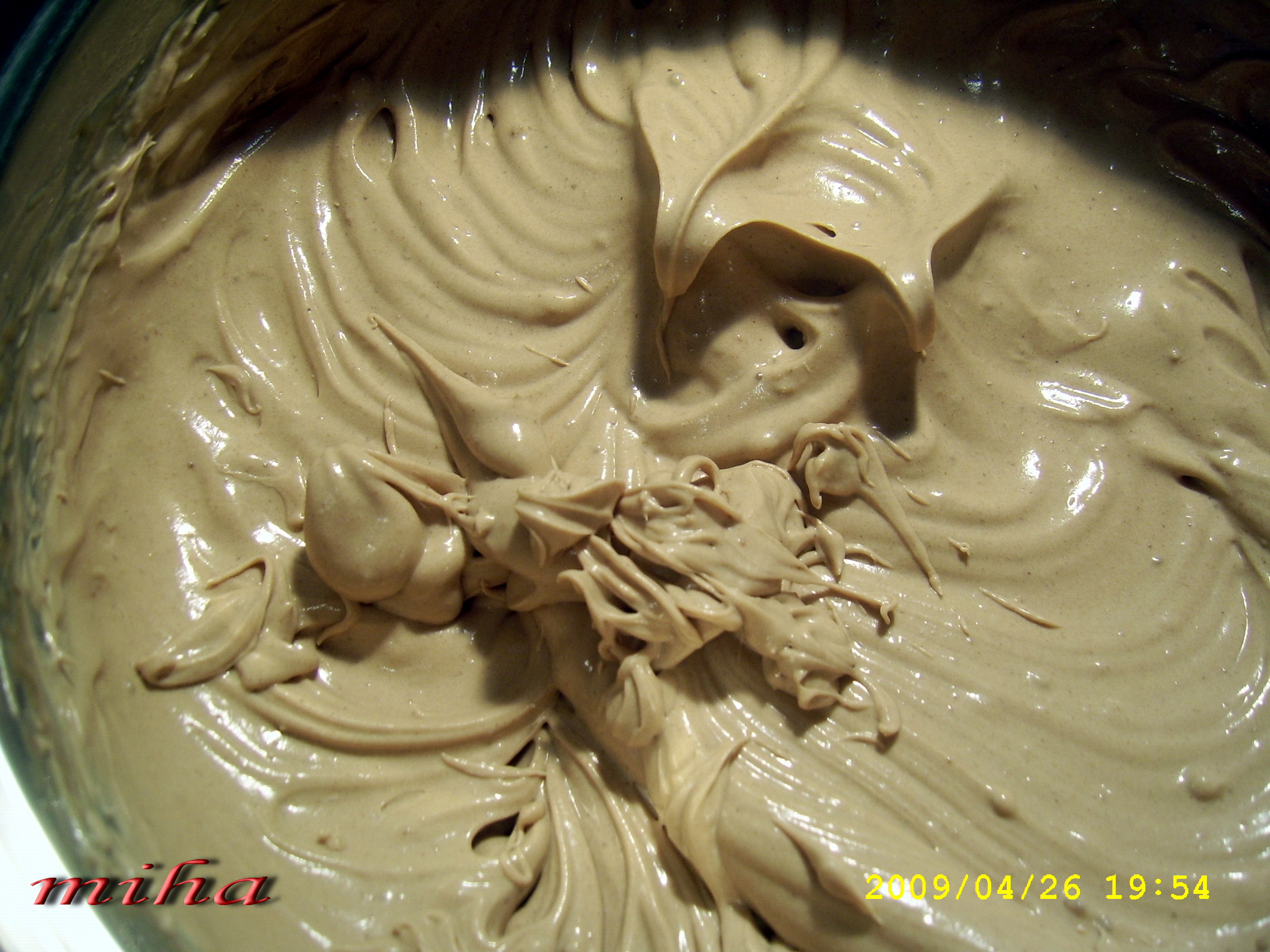 Gauffre cu crema ganache de ciocolata