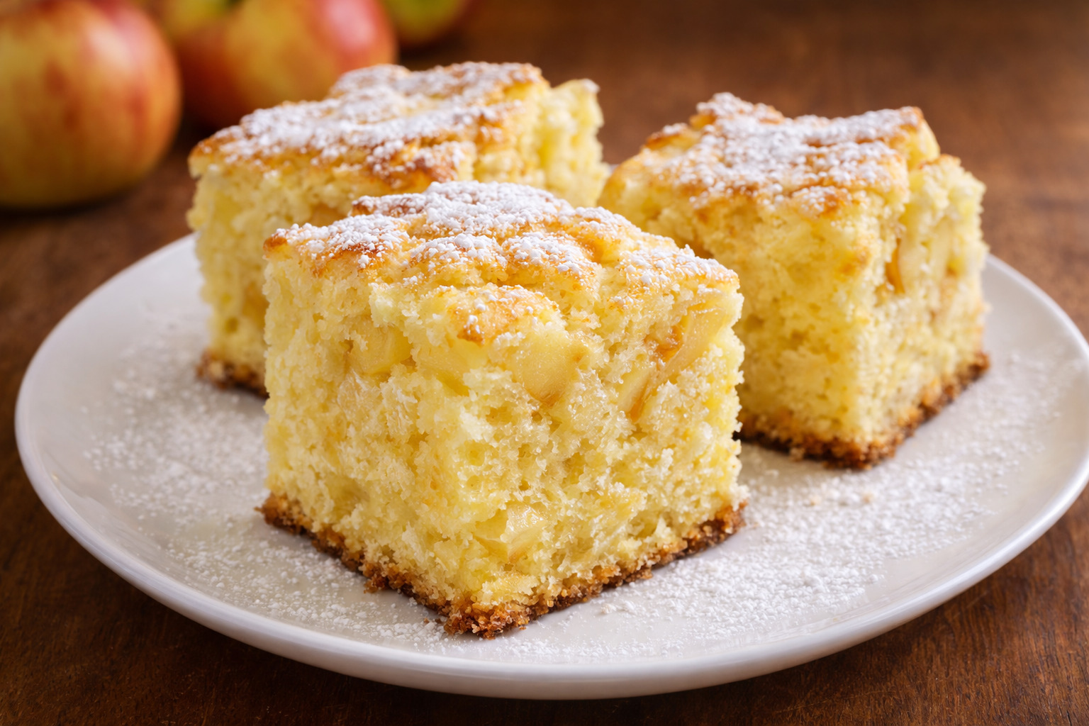 Prajitura cu iaurt si mere reteta cu cana