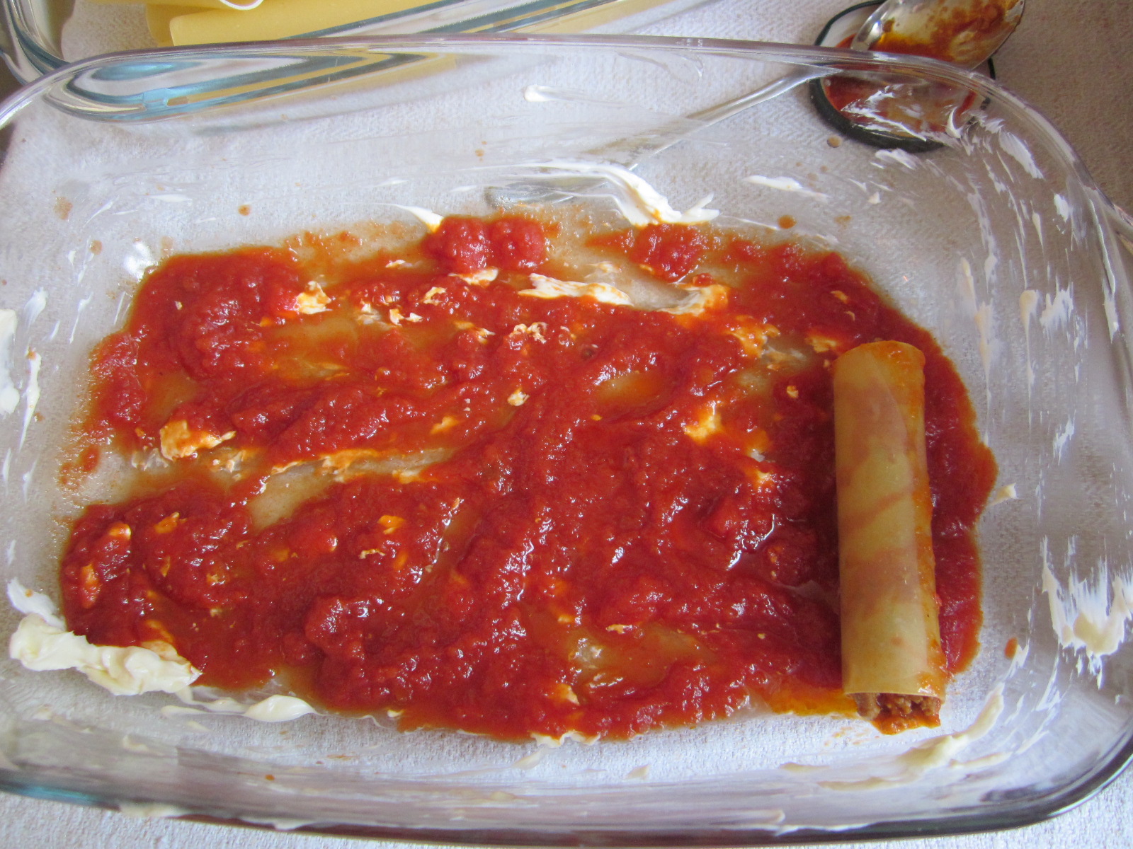 Cannelloni cu carne de vita si porc