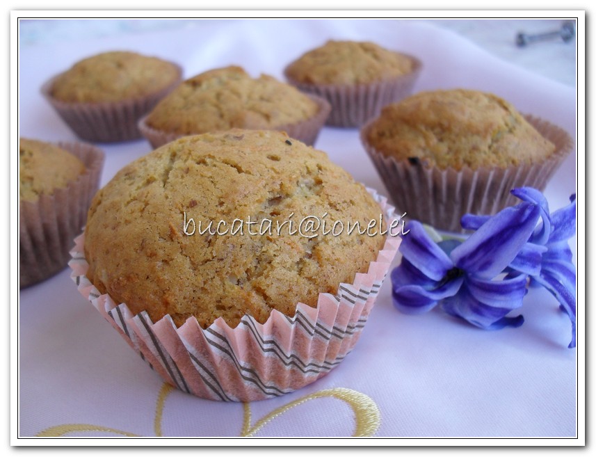 MUFFINS cu morcov (reteta de post)