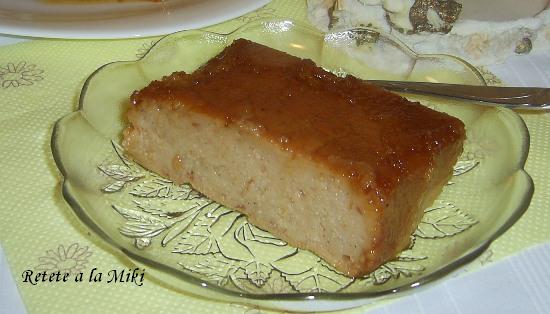 Budinca de gris in caramel