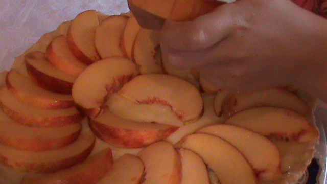 Tarta cu nectarine