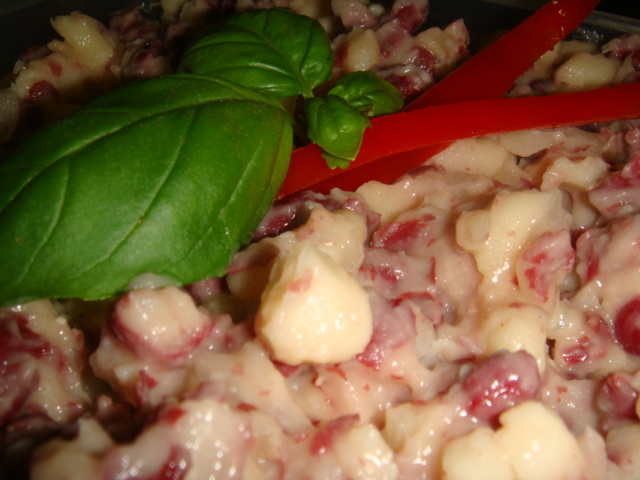 Salata de fasole colorata