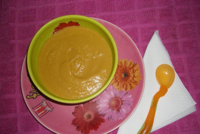 Supa crema de legume si piept de curcan