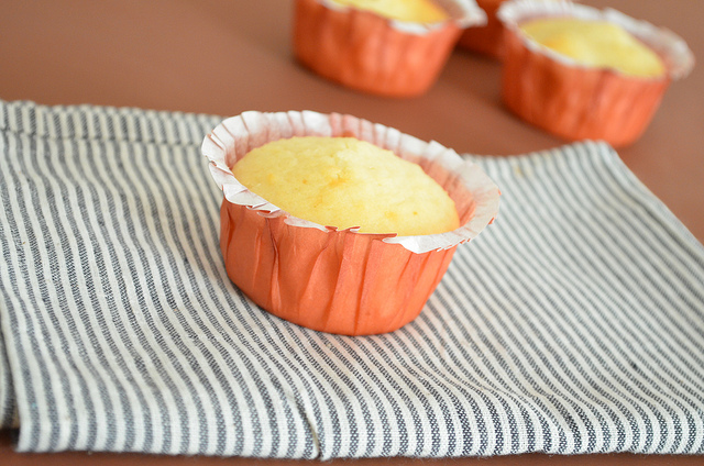 Coconut Pear Cupcakes