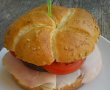 Sandwich cu vinete, cascaval si sunca-4