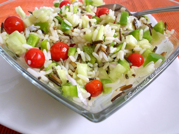 Wild rice salad