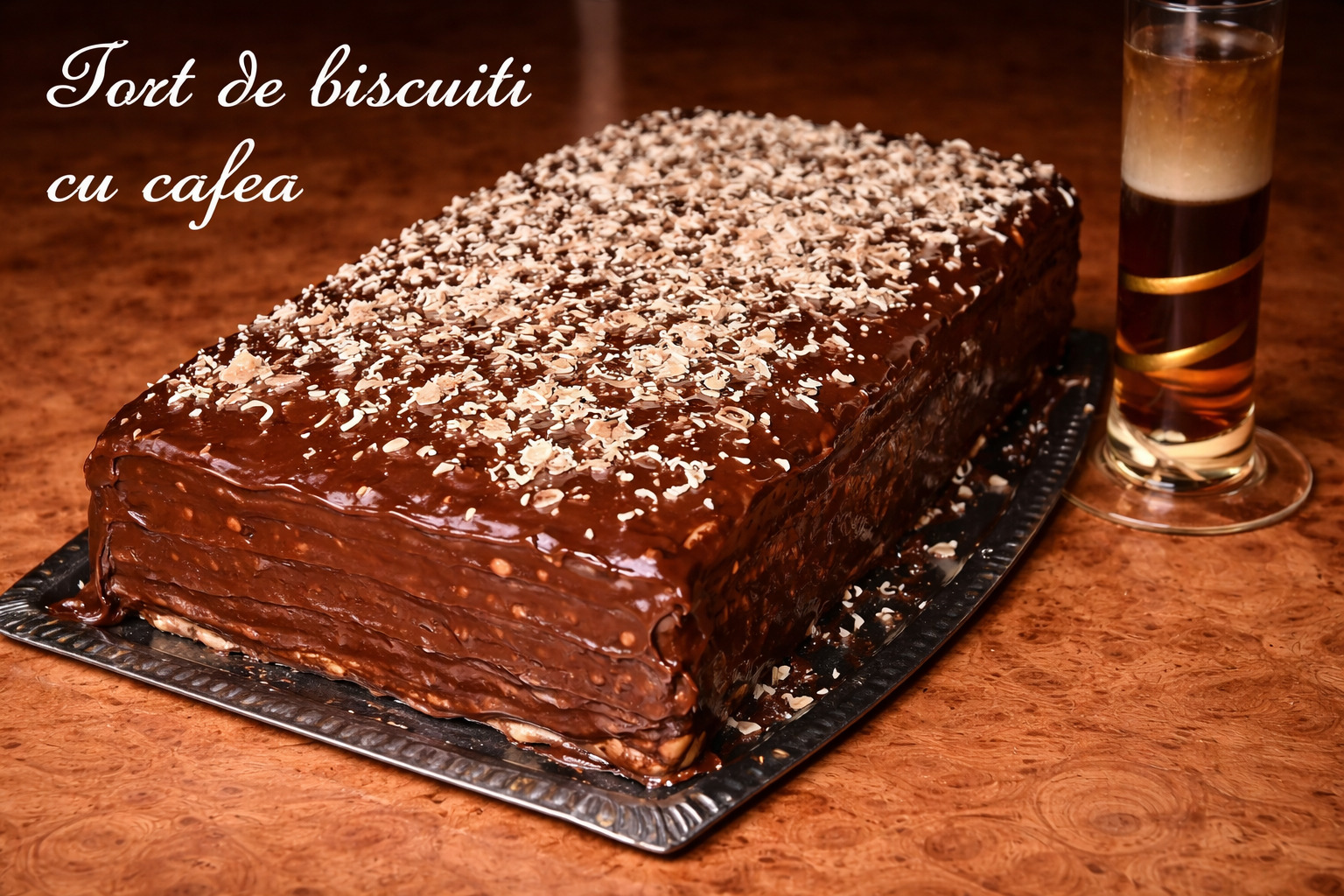 Tort de biscuiti cu cafea