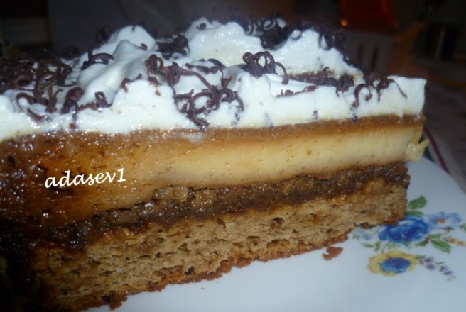 Tort cu crema de zahar ars