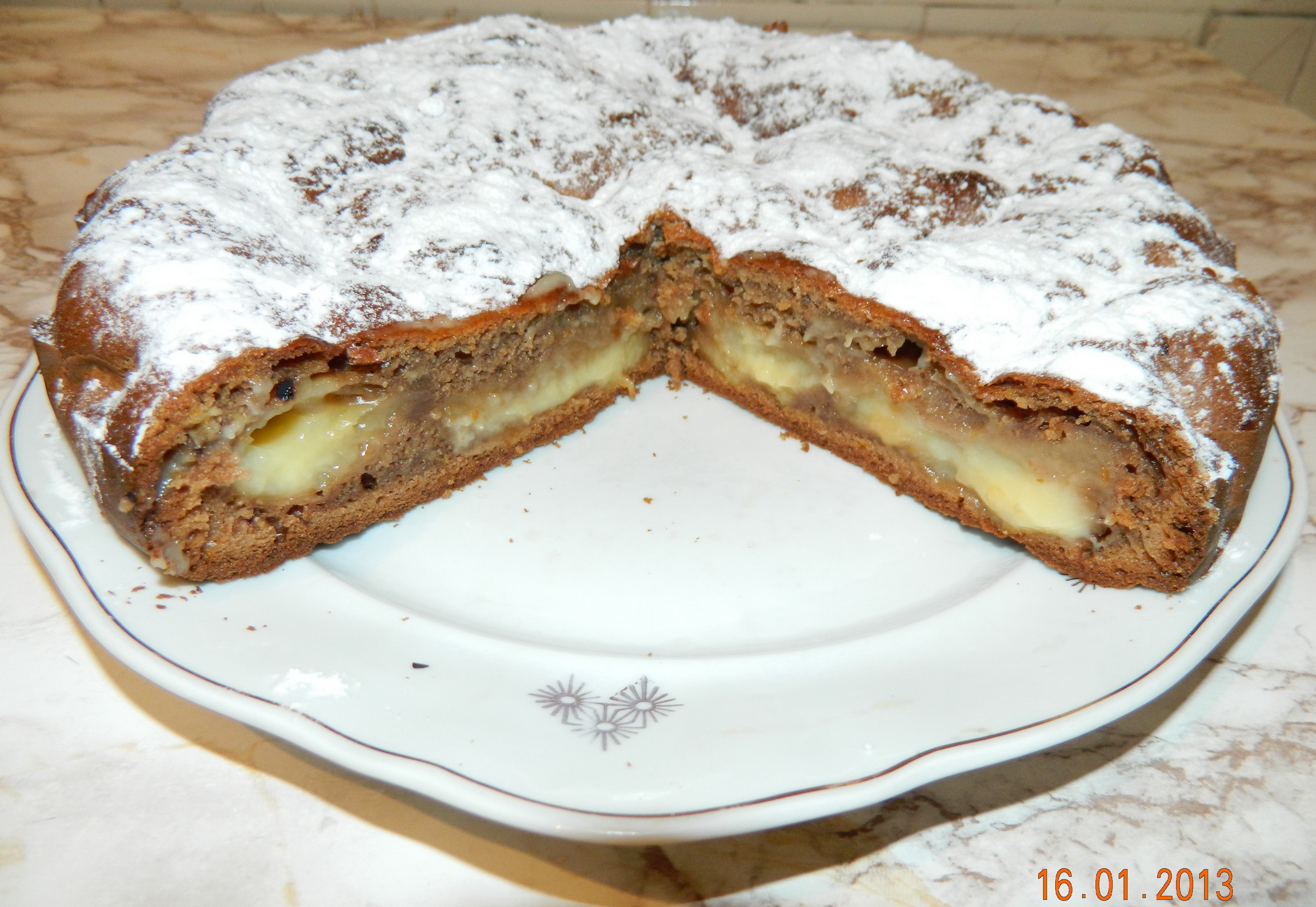 Tarta cu crema de vanilie