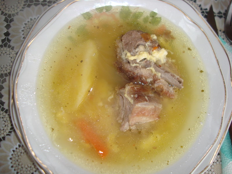 Ciorba de os afumat