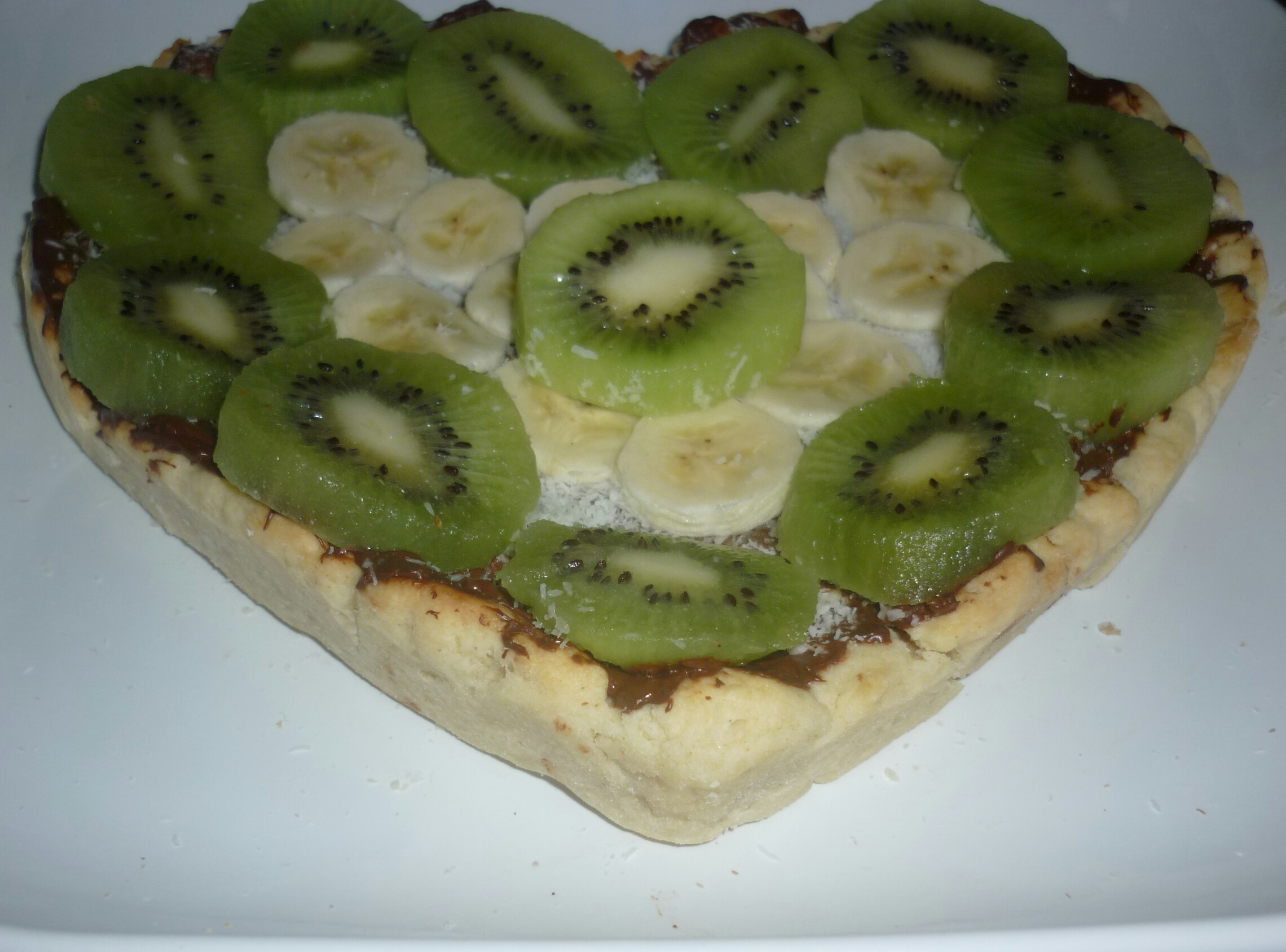 Tarta cu ciocolata, kiwi si banane by Tabita